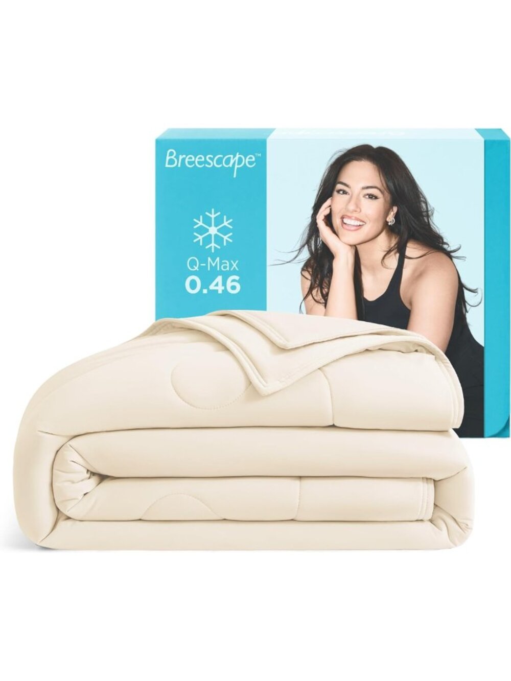 Cooling Comforter Blanket for Hot Sleepers - Breathable Lightweight Summer Throw